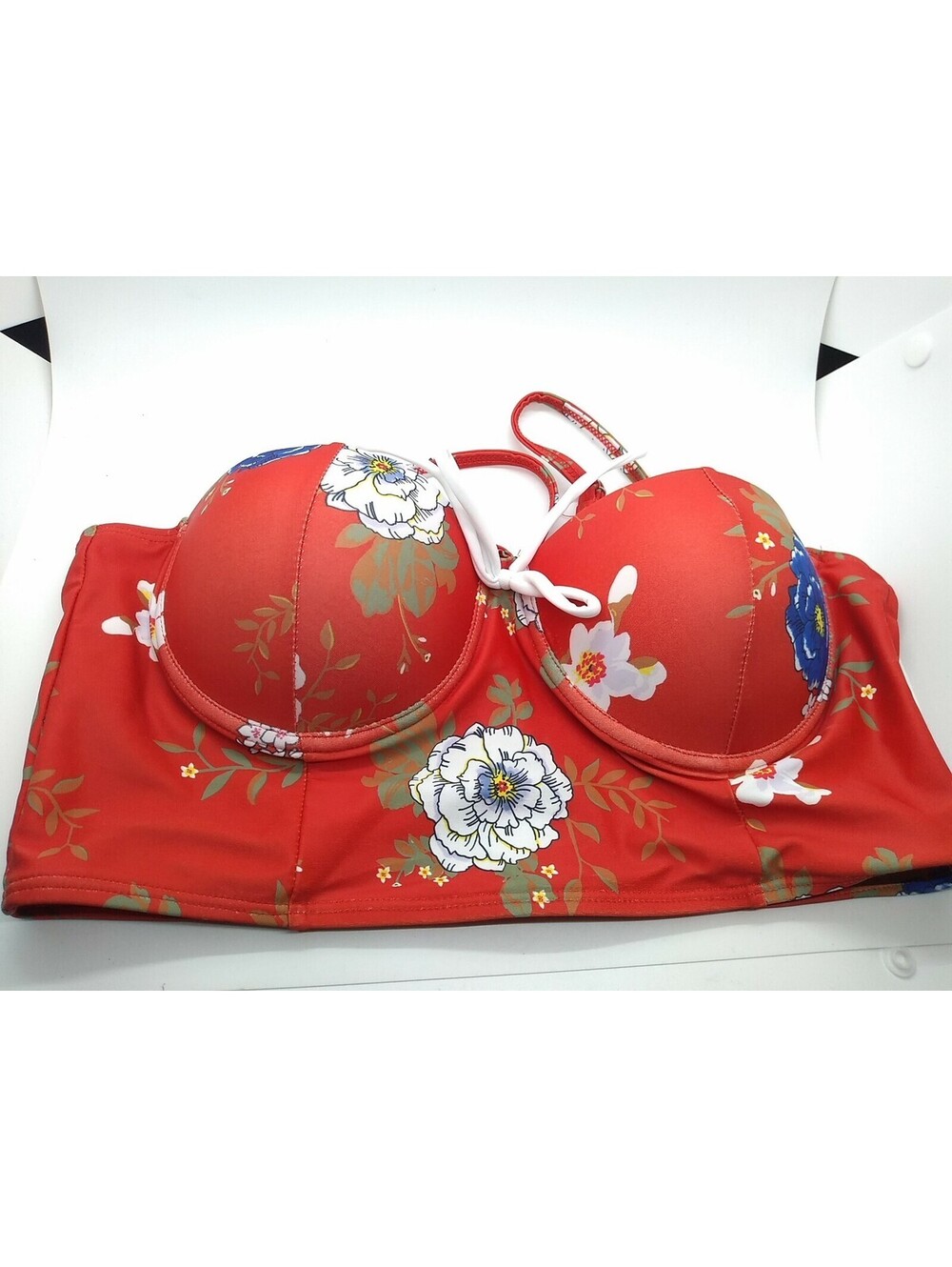 Dressfo Bathing Suit Top Size 8 Floral 042